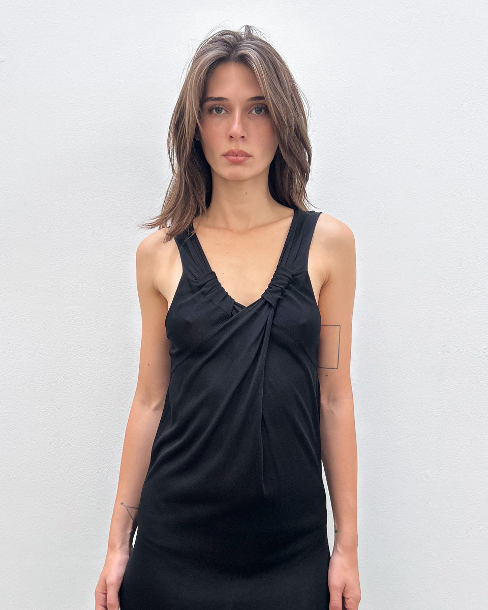 Gucci Criss-Cross Neckline Dress