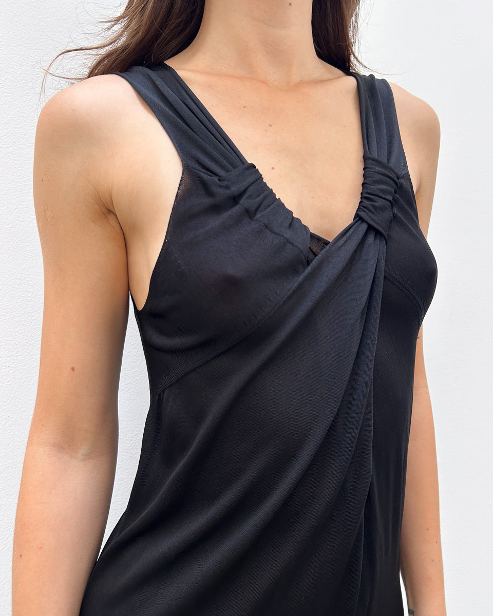 Gucci Criss-Cross Neckline Dress