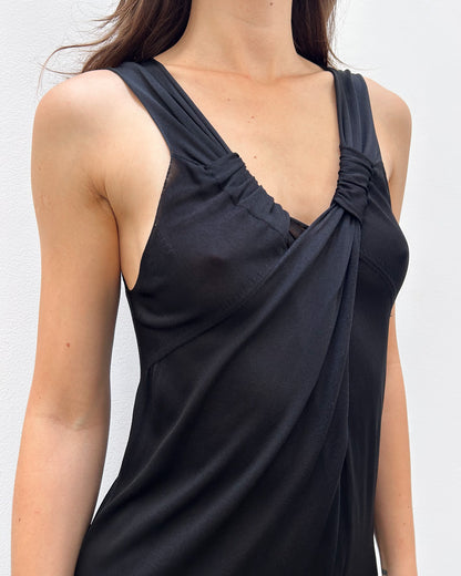 Gucci Criss-Cross Neckline Dress