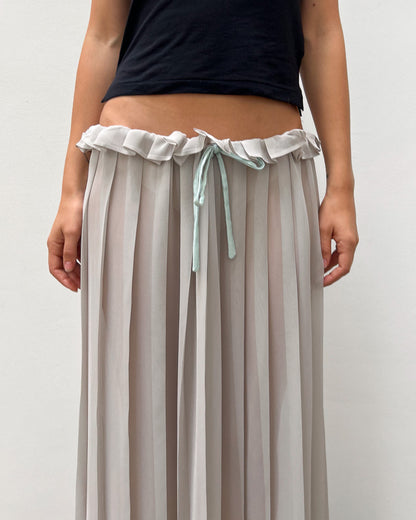 Yohji Yamamoto Sheer Drawstring Skirt