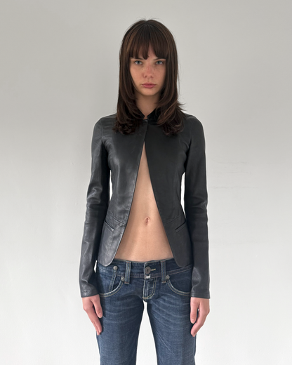 Neil Barrett Leather Blazer