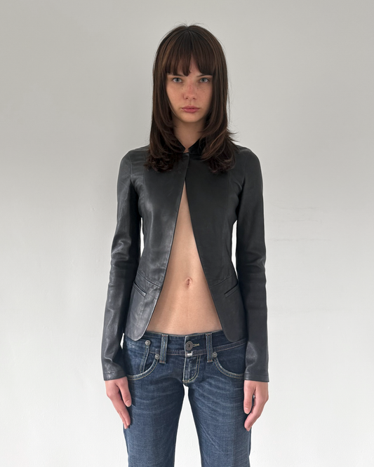 Neil Barrett Leather Blazer
