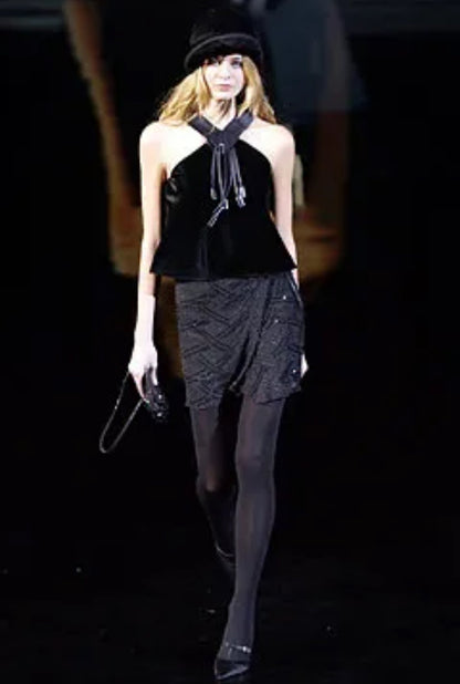 Emporio Armani (Runway) FW2003 Halter Top & Trouser Set