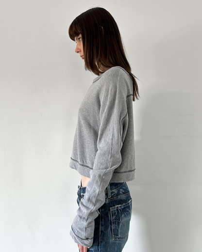 Y’s Yohji Yamamoto (2000s) Cropped Sweatshirt
