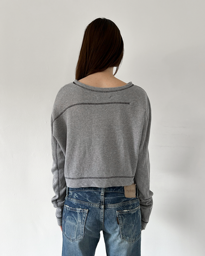 Y’s Yohji Yamamoto (2000s) Cropped Sweatshirt