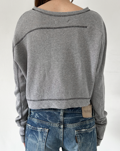 Y’s Yohji Yamamoto (2000s) Cropped Sweatshirt