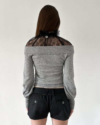 Denny Rose Lace Sweater
