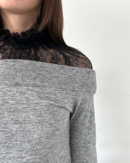Denny Rose Lace Sweater