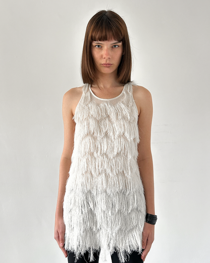 by Malene Birger Fringe Sleeveless Tunic