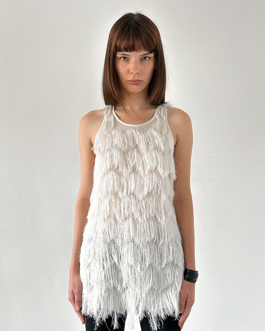 by Malene Birger Fringe Sleeveless Tunic