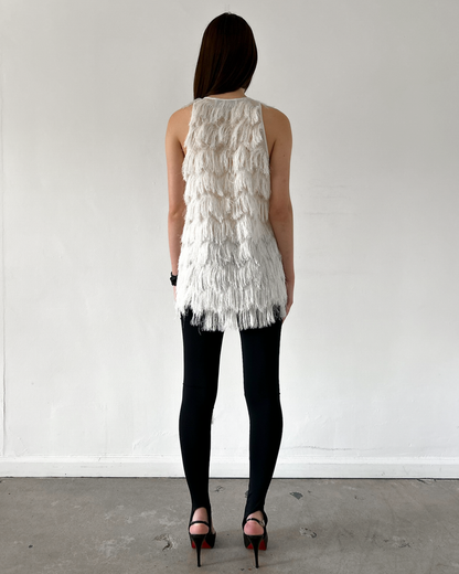 by Malene Birger Fringe Sleeveless Tunic