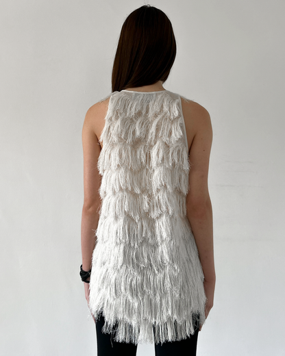 by Malene Birger Fringe Sleeveless Tunic