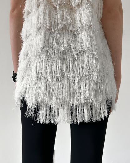 by Malene Birger Fringe Sleeveless Tunic