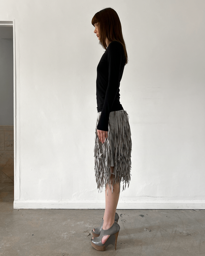 Brunello Cucinelli Fringe Skirt