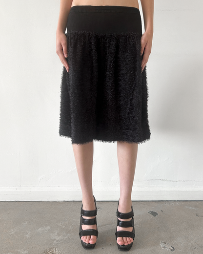 Issey Miyake "Me" (2000s) Shaggy Skirt