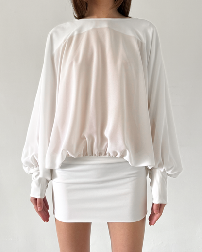 Junya Watanabe Comme des Garcons AW2009 Draped Mini Dress