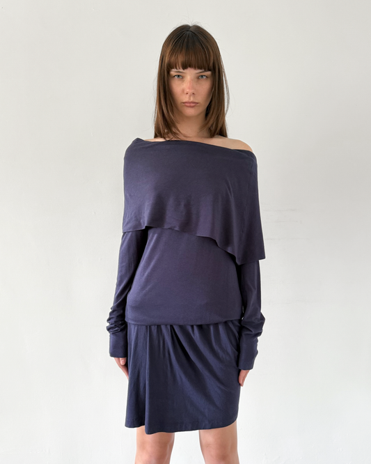 Alexander McQueen Drop-waist Cowl Neck Dress