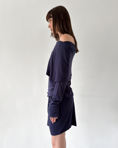 Alexander McQueen Drop-waist Cowl Neck Dress