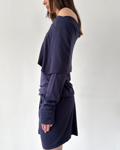 Alexander McQueen Drop-waist Cowl Neck Dress