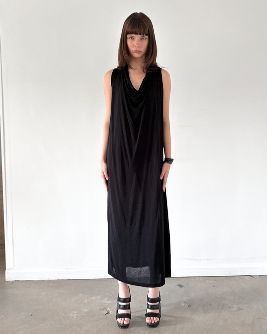 Hussein Chalayan (90s-2000s) Cowl Neck Dress