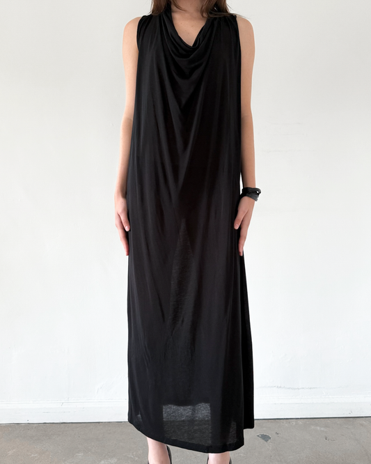 Hussein Chalayan (90s-2000s) Cowl Neck Dress