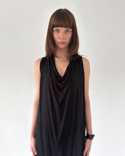 Hussein Chalayan (90s-2000s) Cowl Neck Dress