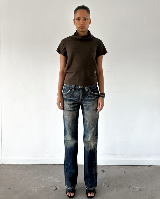 Edwin 503 BlueTrip Denim with Leather Pockets