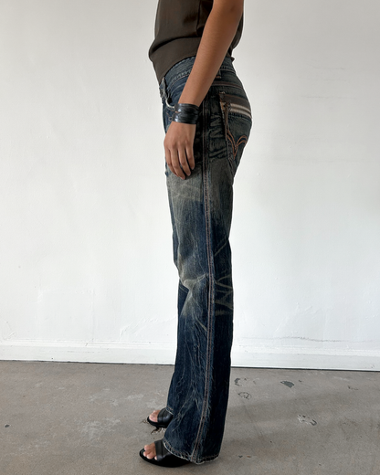 Edwin 503 BlueTrip Denim with Leather Pockets
