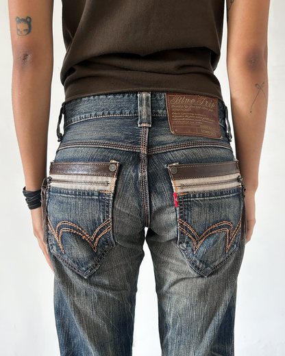 Edwin 503 BlueTrip Denim with Leather Pockets