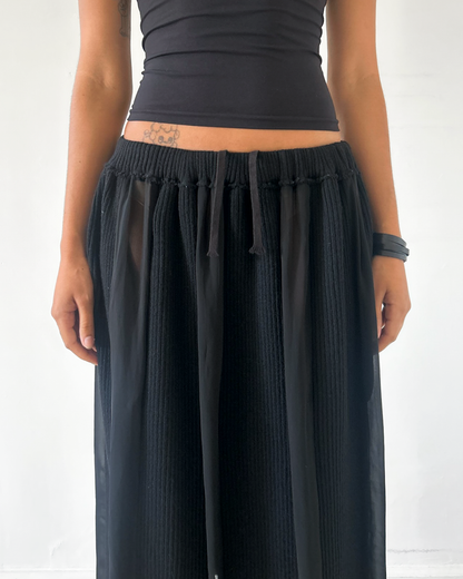 Robe de Chambre AW2002 Knit Pleated Skirt