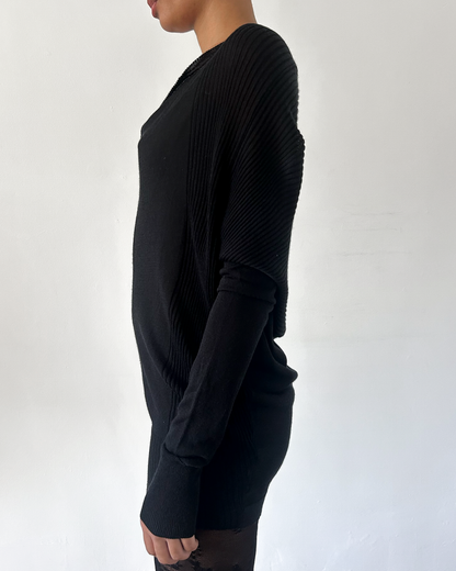 Ilaria Nistri Cowl Neck Tunic Sweater