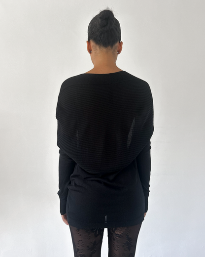 Ilaria Nistri Cowl Neck Tunic Sweater