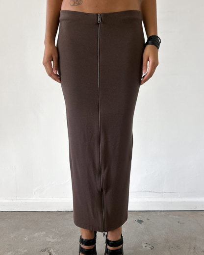 MM6 Maison Margiela Maxi Zipper Skirt